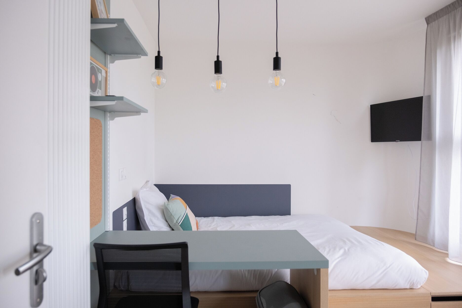 Estúdio | Escrivaninha, quartos à prova de som, Wi-Fi de cortesia