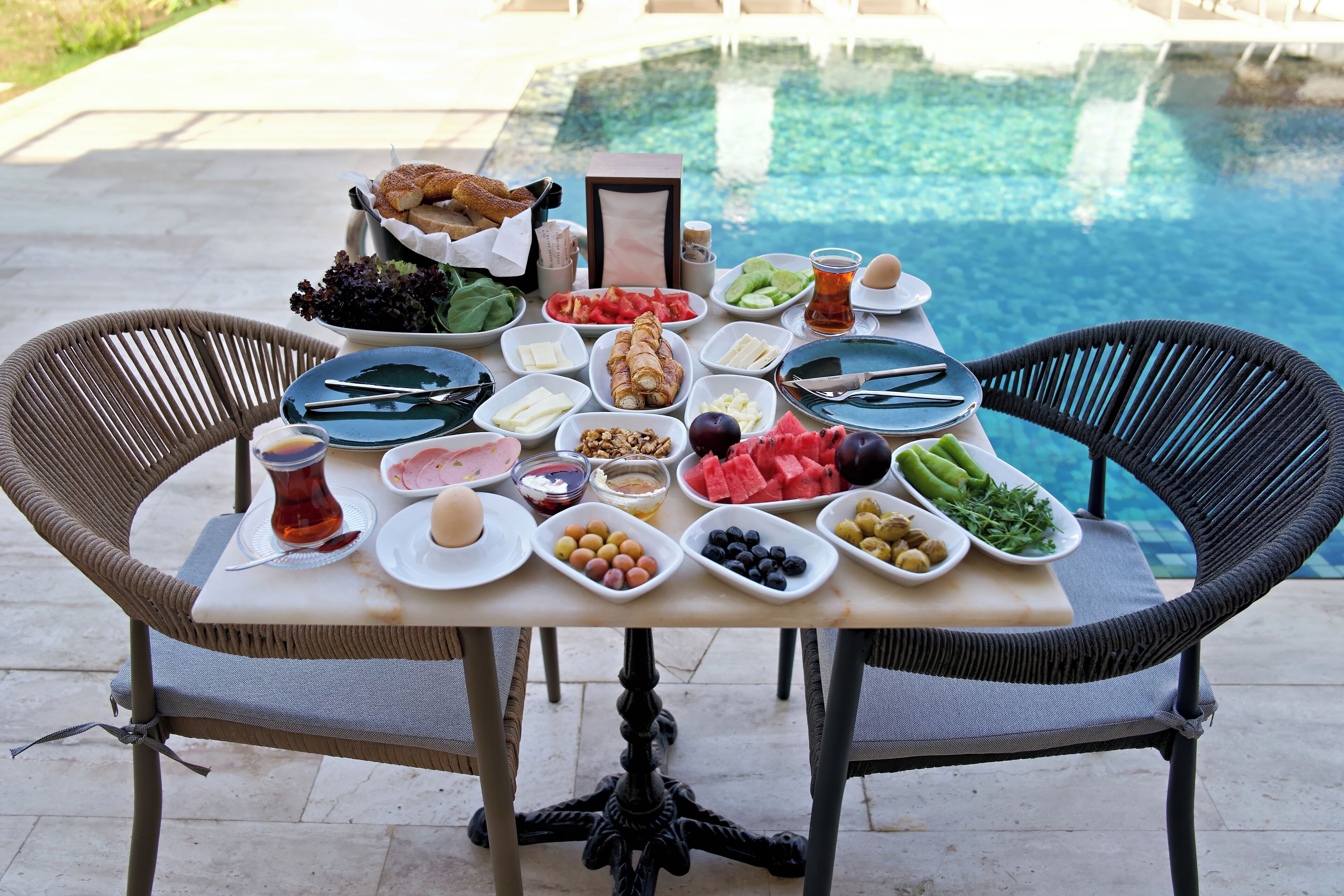 Petit déjeuner buffet