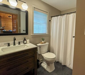 Hair dryer, towels