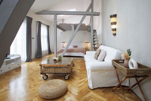 Elite loft | Een kluis op de kamer, verduisterende gordijnen, babybedden (toeslag)