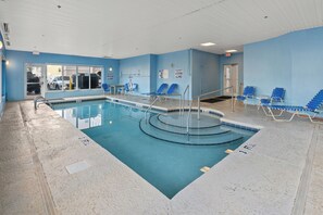 Indoor pool, outdoor pool