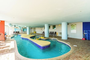 Indoor pool, outdoor pool - Grand Atlantic 407-4 Bedroom-Myrtle Beach-Pool (Myrtle Beach)