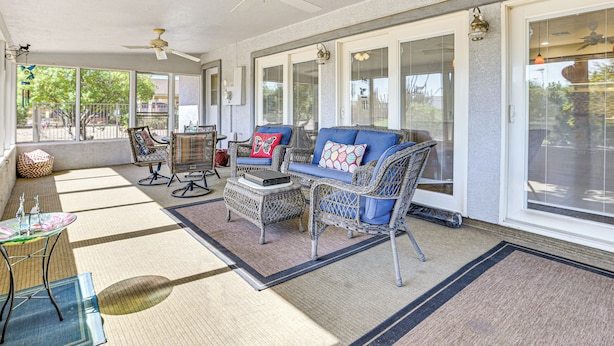 Terrace/patio - Near Surprise Stadium! Home w/ Pet-Friendly Yard (Sun City West)