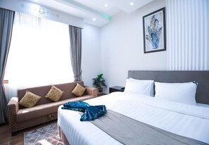 Dobbeltrom – deluxe, fjellutsikt | Strykejern/-brett og wi-fi (inkludert)