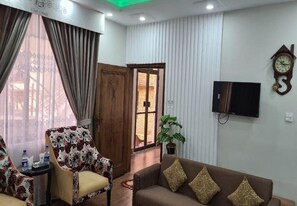 Sitteområde i lobbyen