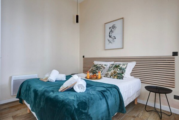 2 habitaciones, internet y ropa de cama 