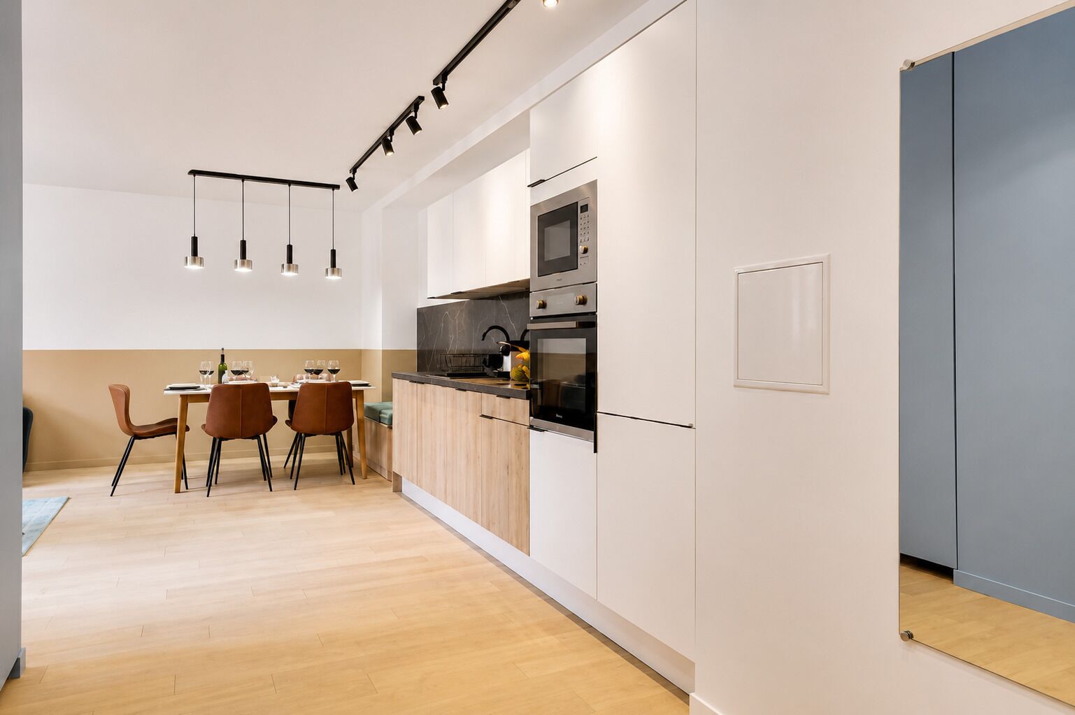 Coffee/tea maker, microwave, oven, dishwasher