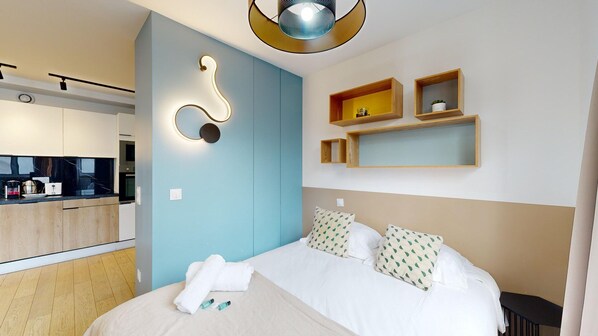 2 chambres, accĂšs Internet, draps fournis