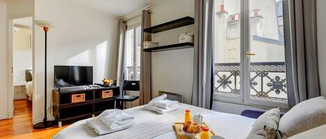 1 soveværelse, internetforbindelse, sengetøj