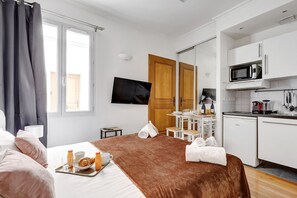 1 chambre, accès Internet, draps fournis