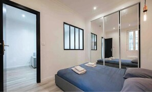 1 makuuhuone, silitysrauta/-lauta, Wi-Fi, vuodevaatteet