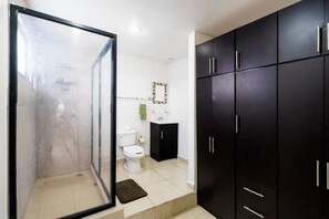 Towels, soap, toilet paper