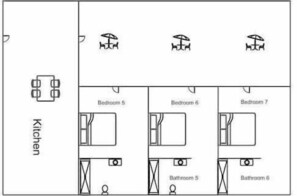 Floor plan - Tropical Retreat with Ocean View Oasis + Pool (Luquillo)