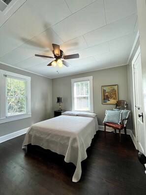 3 bedrooms, desk, iron/ironing board, free WiFi - The Redbird: 3 Bedroom, Pet-Friendly, Downtown, Fast WiFi, Porch (Douglas)
