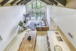 Condo Design, 3 chambres, vue sur la montagne | Aire de séjour