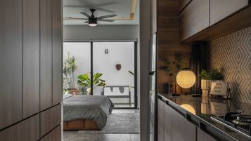 1 Schlafzimmer, Schreibtisch, Bügeleisen/Bügelbrett, WLAN
