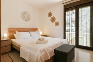 1 bedroom, iron/ironing board, travel crib, free WiFi