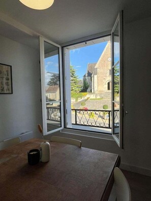 Uitzicht vanuit accommodatie
