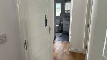 Apartment | Bathroom | Separate tub and shower, deep soaking tub, hair dryer, towels