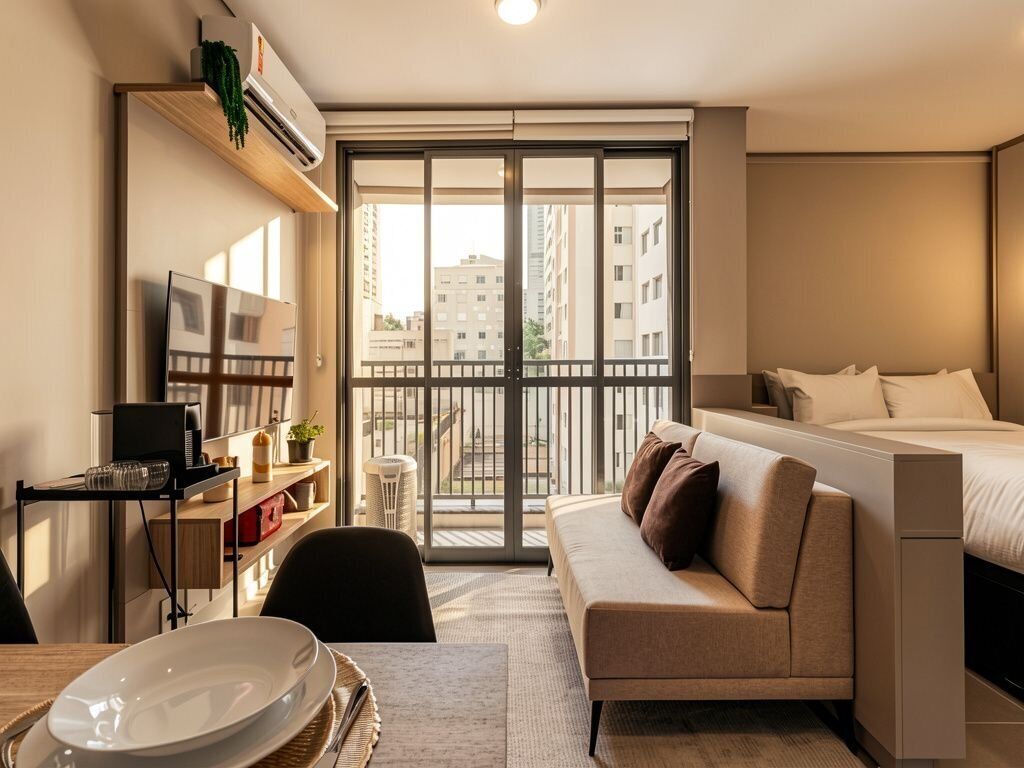 Basic Apartment | Laptop workspace, free WiFi