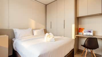 Laptop workspace, free WiFi