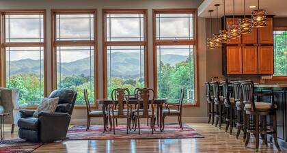 Experience luxury at Deep Creek Manor. Perfect for family gatherings with stunning mountain views.