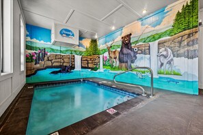 Indoor pool, a heated pool