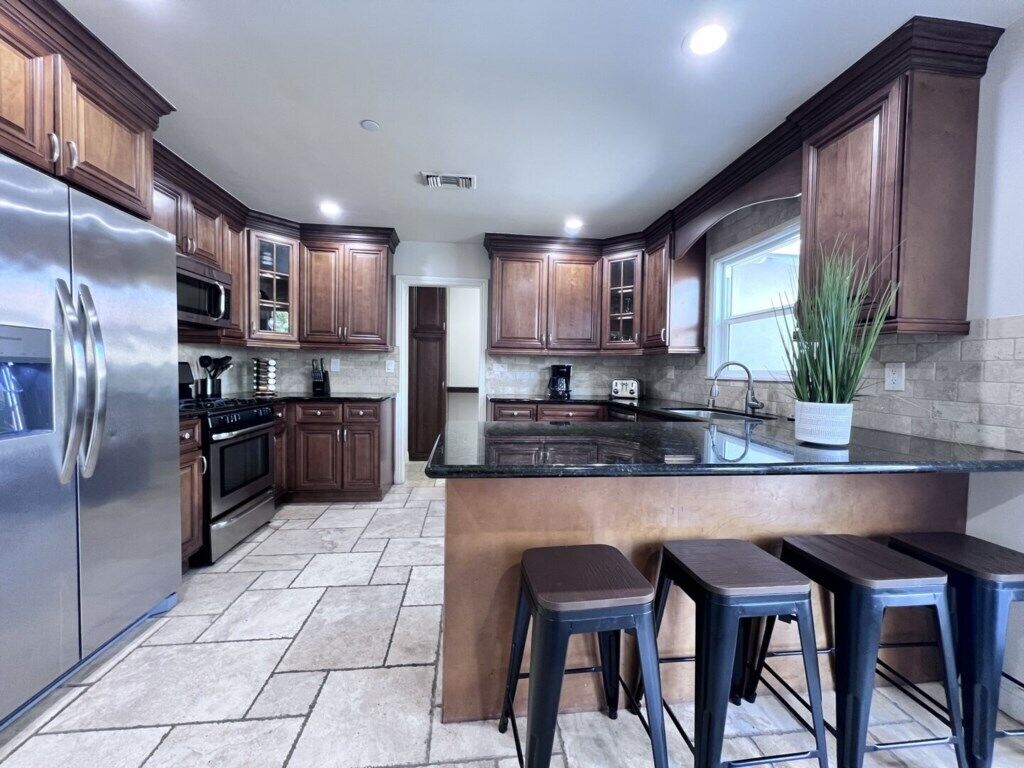 House, Multiple Beds, Pool Access, Pool View (Destination #02) | Private kitchen | Electric kettle