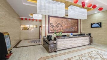 Lounge i lobbyen