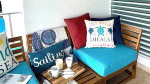 Interior - Oceanview Apartment by Playa Azul - walk to shore, snorkel, swim, sun, unwind. (Luquillo)