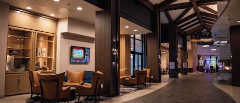 Sala de estar en el lobby