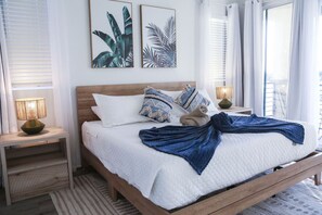 4 bedrooms, desk, iron/ironing board, travel cot