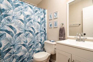 Hair dryer, towels