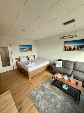 1 chambre, fer et planche à repasser, lit parapluie, Wi-Fi gratuit