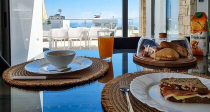 Spacious Villa in Neo Chorio, Panoramic Sea Views to Polis Chrysochous Bay, A/C & Private Pool!