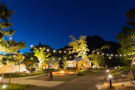 Exterior. The Village Yufuin Onsen Glamping