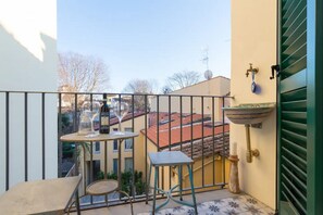 Outdoor dining - Unique 100 sqm design flat in Oltrarno (Firenze)
