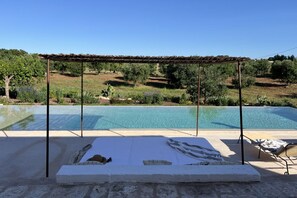 Et oppvarmet basseng