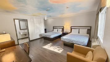 Standard Double Room, 2 Queen Beds | Desk, laptop workspace, free WiFi, bed sheets