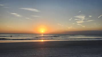 Vlak bij het strand