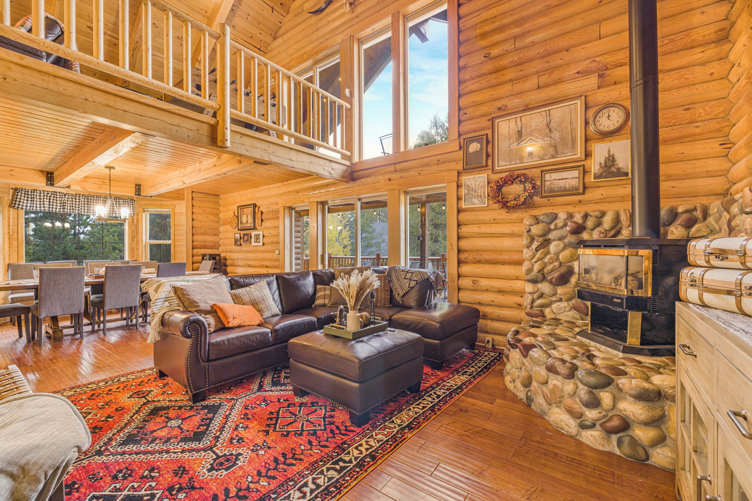 Smart TV, fireplace, video games, foosball