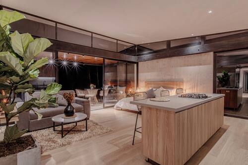 Suite, vue jardin | Cuisine privée