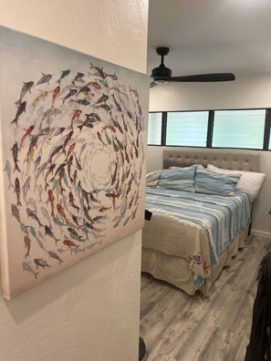 1 soverom, strykejern/-brett, wi-fi (inkludert) og sengetøy