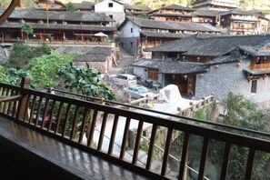 Udsigt fra overnatningsstedet