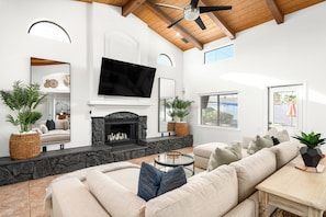 Living area - Unique Chique backyard! Games, pool & so much more! (Scottsdale)