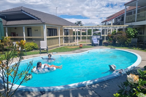 Fachada de la propiedad