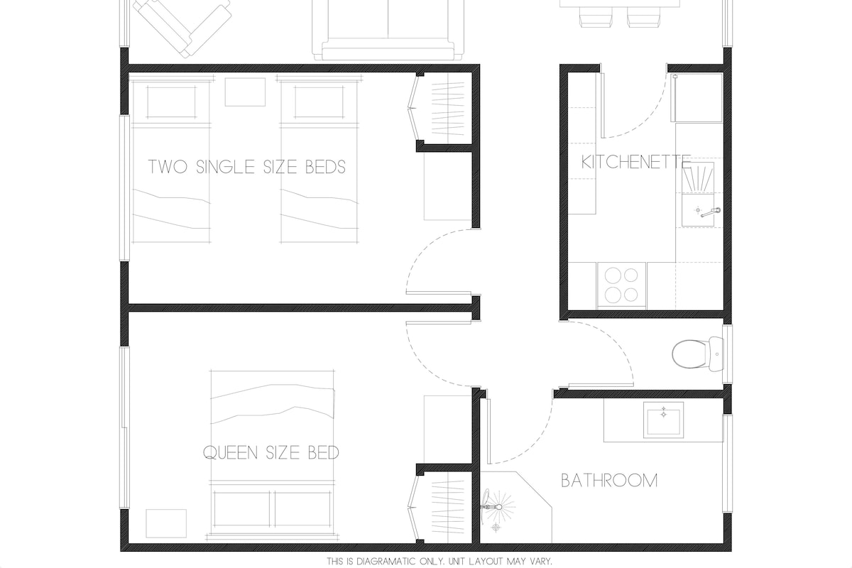 Family Suite | 2 bedrooms, blackout drapes, soundproofing, iron/ironing board