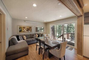 TV, fireplace, books - Updated Cabin HotTub Firepit Decks nr Shore Lodge (McCall)