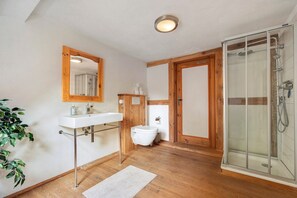 Shower, hair dryer