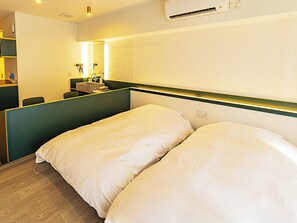 1 habitación, escritorio, wifi gratis y ropa de cama 